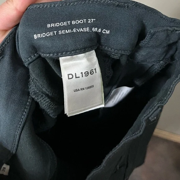 DL1961 Bridget Boot Deep Pine High-Rise Instasculpt Crop Jean size 28 - Picture 13 of 13